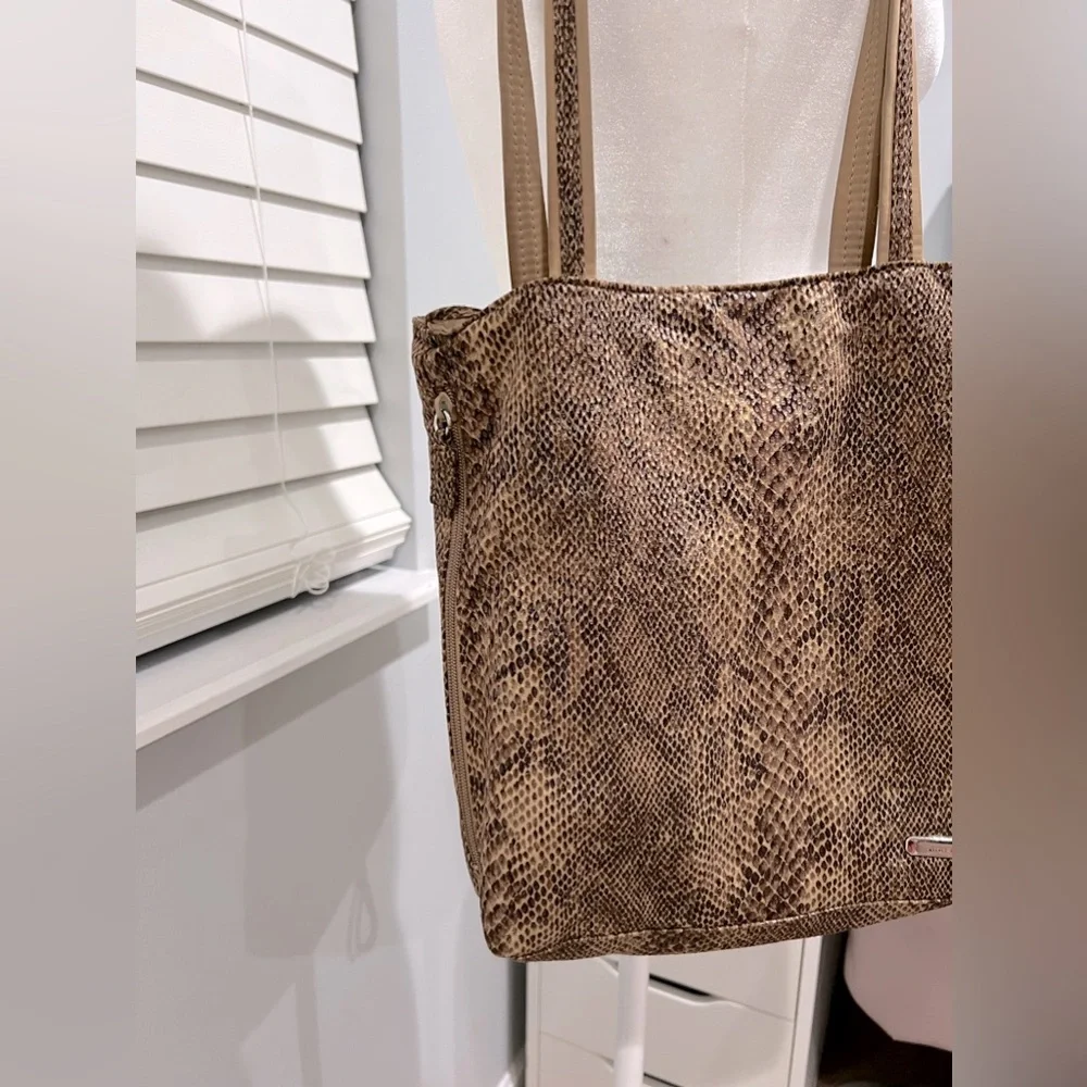Nine West Vintage Y2K‎ Animal Print Tote with Small Wallet
